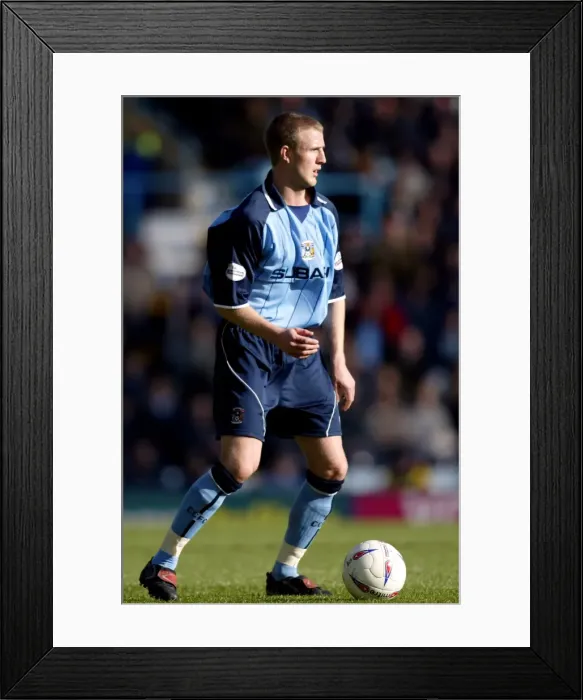 Framed Print : Coventry City vs Burnley: Peter Clarke in Action (March 13, 2004, Division One) Framed Print : Coventry City vs Burnley: Peter Clarke in Action (March 13, 2004, Division One)