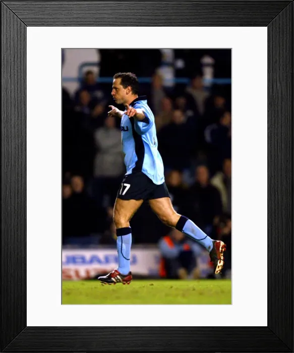 Framed Print : Dean Holdsworth's Double: Coventry City's FA Cup Upset Against Cardiff City (January 15, 2003) Framed Print : Dean Holdsworth's Double: Coventry City's FA Cup Upset Against Cardiff City (January 15, 2003)