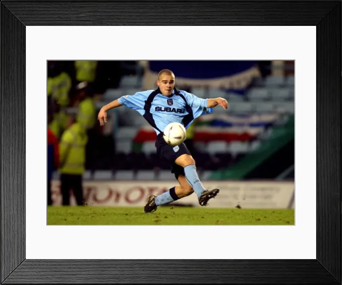 Framed Print : Lee Fowler in Action: Coventry City vs Cardiff City, FA Cup Third Round Replay (January 15, 2003) Framed Print : Lee Fowler in Action: Coventry City vs Cardiff City, FA Cup Third Round Replay (January 15, 2003)
