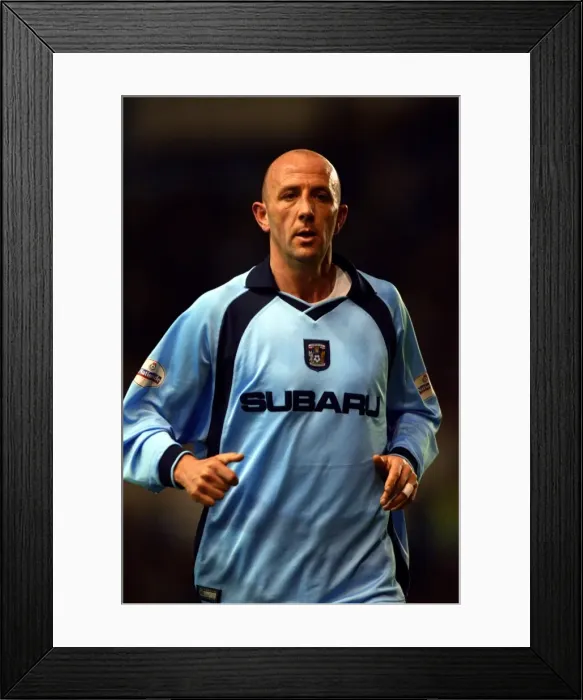 Framed Print : Gary McAllister Leads Coventry City in FA Cup Third Round Replay Against Cardiff City (15-01-2003) Framed Print : Gary McAllister Leads Coventry City in FA Cup Third Round Replay Against Cardiff City (15-01-2003)