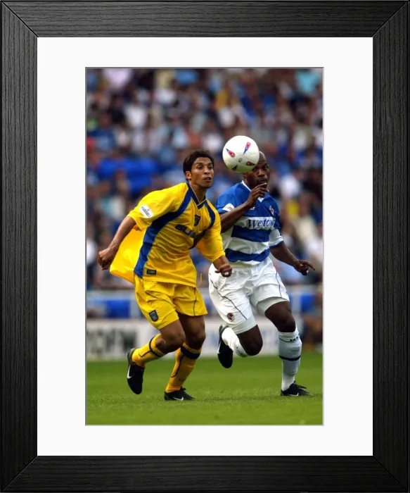 Framed Print : Chippo Denies Rougier: A Pivotal Moment in Coventry City vs. Reading (17-08-2002) Framed Print : Chippo Denies Rougier: A Pivotal Moment in Coventry City vs. Reading (17-08-2002)
