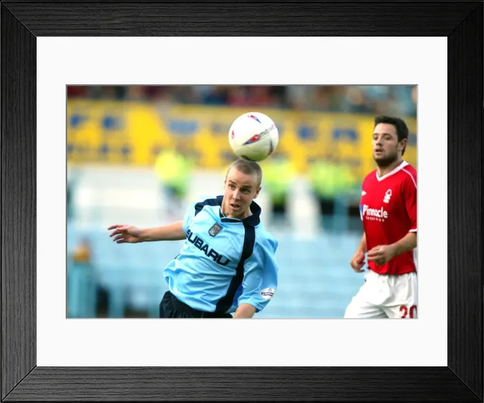Framed Print : Clash of the Midlands: Coventry City vs. Nottingham Forest in Nationwide League Division One (31-08-2002) Framed Print : Clash of the Midlands: Coventry City vs. Nottingham Forest in Nationwide League Division One (31-08-2002)