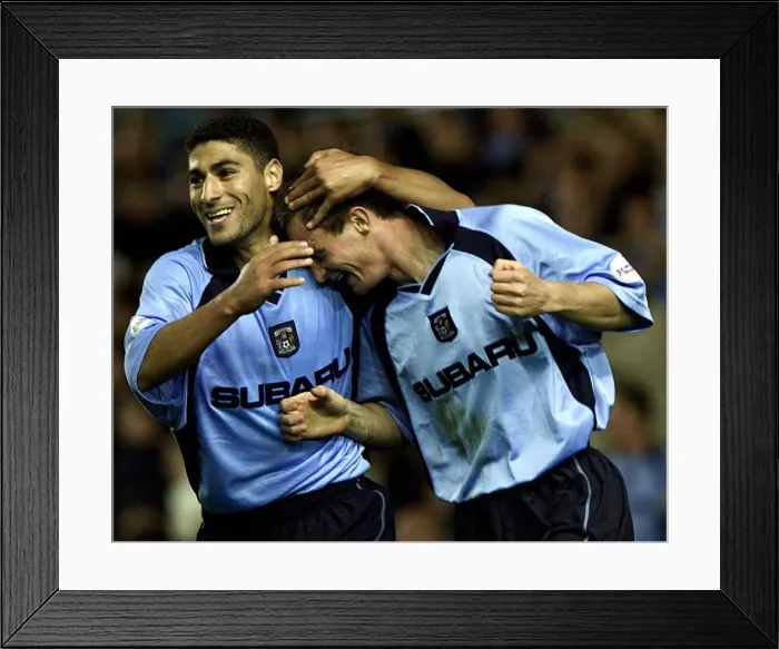 Framed Print : Nationwide Divison One - Coventry City v Sheffield Wednesday - Highfield Road