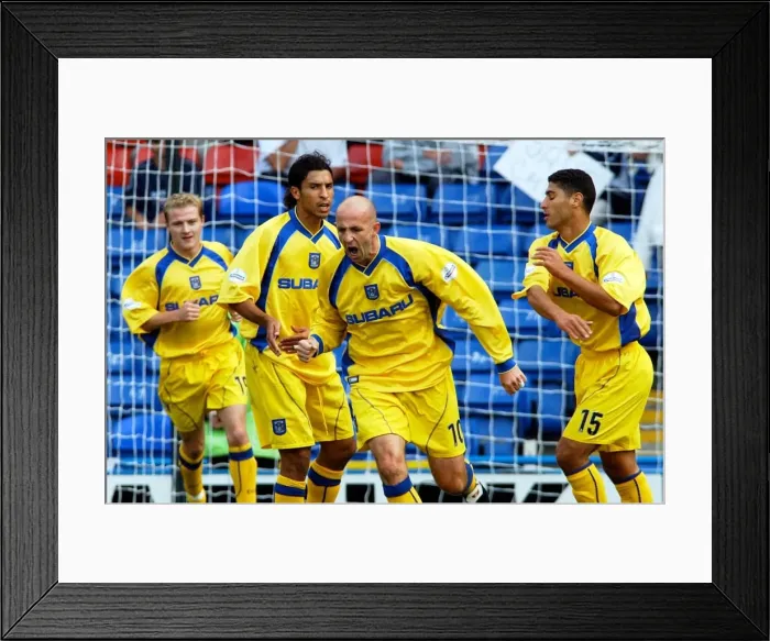 Framed Print : Gary McAllister's Penalty: Coventry City's Victory over Wimbledon in Nationwide Division One (21-09-2002) Framed Print : Gary McAllister's Penalty: Coventry City's Victory over Wimbledon in Nationwide Division One (21-09-2002)
