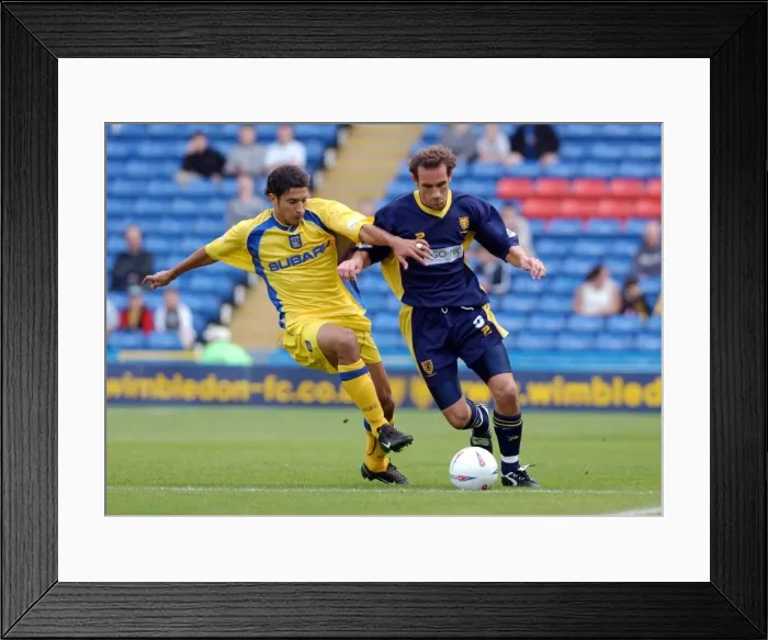 Framed Print : Clash at Selhurst Park: Youssef Safri vs. Peter Hawkins Framed Print : Clash at Selhurst Park: Youssef Safri vs. Peter Hawkins