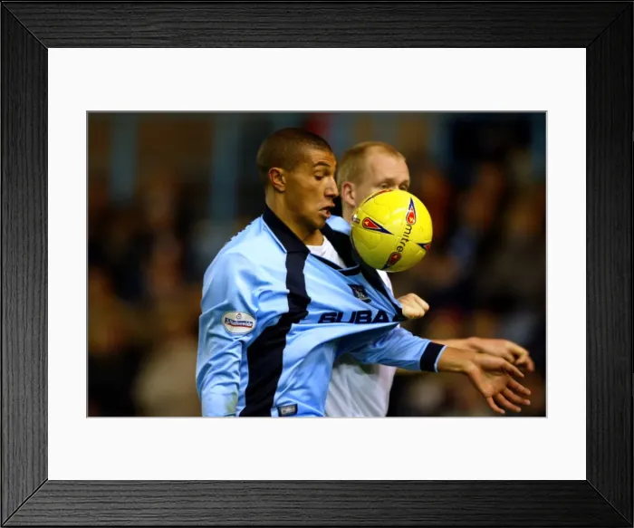 Framed Print : Clash at Coventry City Stadium: Boothroyd vs. Edwards (Nov. 2001 - Coventry City vs. Preston North End) Framed Print : Clash at Coventry City Stadium: Boothroyd vs. Edwards (Nov. 2001 - Coventry City vs. Preston North End)
