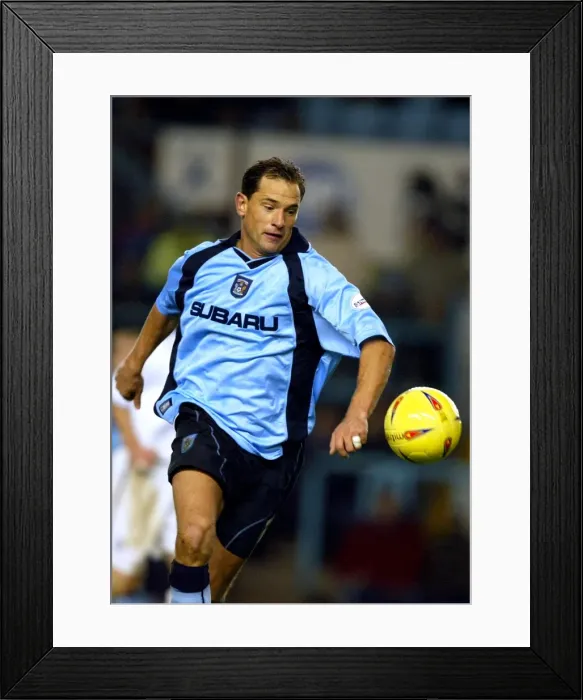 Framed Print : Dean Holdsworth in Action: Coventry City vs Preston North End (Nationwide League Division One - 30-11-2001) Framed Print : Dean Holdsworth in Action: Coventry City vs Preston North End (Nationwide League Division One - 30-11-2001)