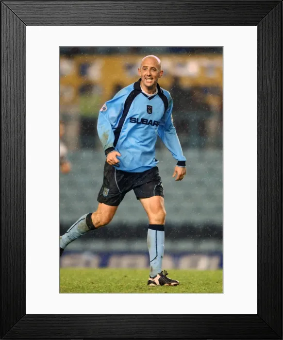 Framed Print : Gary McAllister and Coventry City vs. Derby County: A Intense Division One Showdown (21-12-2002) Framed Print : Gary McAllister and Coventry City vs. Derby County: A Intense Division One Showdown (21-12-2002)