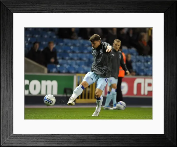 Framed Print : Gary Deegan of Coventry City Gears Up for Npower Championship Battle against Millwall at The Den Framed Print : Gary Deegan of Coventry City Gears Up for Npower Championship Battle against Millwall at The Den