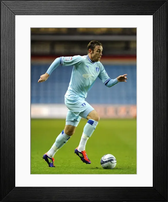 Framed Print : Richard Keogh Leads Coventry City in Npower Championship Battle at The Den Against Millwall (1st November 2011) Framed Print : Richard Keogh Leads Coventry City in Npower Championship Battle at The Den Against Millwall (1st November 2011)