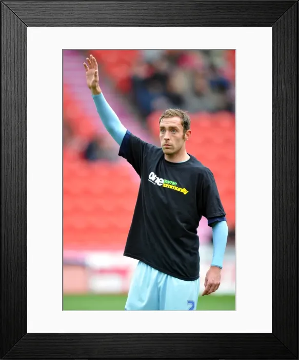 Framed Print : Coventry City's Richard Keogh: United in Community - Npower Championship (29-10-2011 vs Burnley & Doncaster Rovers) Framed Print : Coventry City's Richard Keogh: United in Community - Npower Championship (29-10-2011 vs Burnley & Doncaster Rovers)