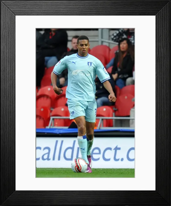 Framed Print : Cyrus Christie's Game-Changing Moments: Coventry City vs Doncaster Rovers, Npower Championship 2011