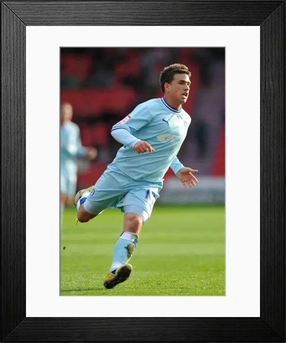 Framed Print : Cody McDonald's Dramatic Winner: Coventry City's Triumph Over Doncaster Rovers in Championship (October 29, 2011) Framed Print : Cody McDonald's Dramatic Winner: Coventry City's Triumph Over Doncaster Rovers in Championship (October 29, 2011)