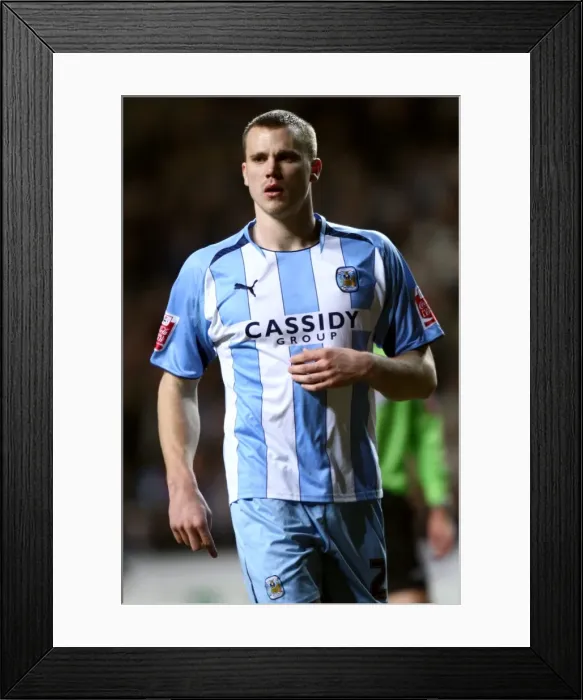 Framed Print : FA Cup Fifth Round Replay: Coventry City vs. Blackburn Rovers - Ben Turner at Ricoh Arena (2009) Framed Print : FA Cup Fifth Round Replay: Coventry City vs. Blackburn Rovers - Ben Turner at Ricoh Arena (2009)