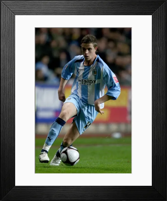 Framed Print : Jordan Henderson's Dramatic Fifth Round Replay Performance: Coventry City vs. Blackburn Rovers (FA Cup, Ricoh Arena) Framed Print : Jordan Henderson's Dramatic Fifth Round Replay Performance: Coventry City vs. Blackburn Rovers (FA Cup, Ricoh Arena)