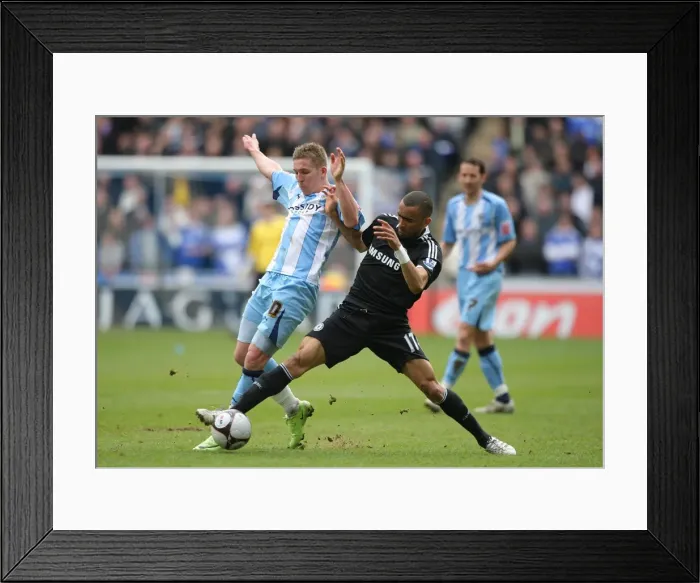 Framed Print : Intense Rivalry: Freddy Eastwood vs. Jose Bosingwa's Epic Battle for the Ball in Coventry City's FA Cup Sixth Round Clash against Chelsea (7th March 2009) Framed Print : Intense Rivalry: Freddy Eastwood vs. Jose Bosingwa's Epic Battle for the Ball in Coventry City's FA Cup Sixth Round Clash against Chelsea (7th March 2009)