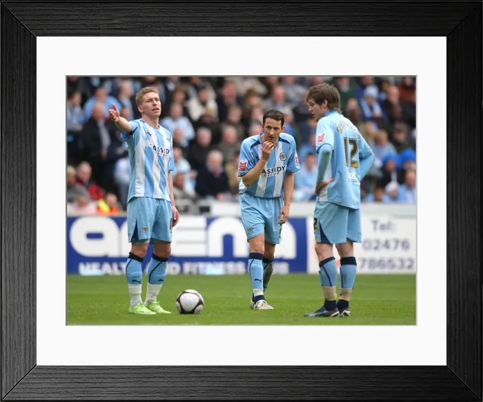 Framed Print : Coventry City's Disappointment: 2-0 Down Against Chelsea in FA Cup Sixth Round Framed Print : Coventry City's Disappointment: 2-0 Down Against Chelsea in FA Cup Sixth Round