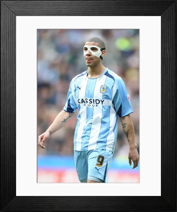 Framed Print : FA Cup Sixth Round: Leon Best's Epic Performance for Coventry City against Chelsea at Ricoh Arena (7th March 2009) Framed Print : FA Cup Sixth Round: Leon Best's Epic Performance for Coventry City against Chelsea at Ricoh Arena (7th March 2009)