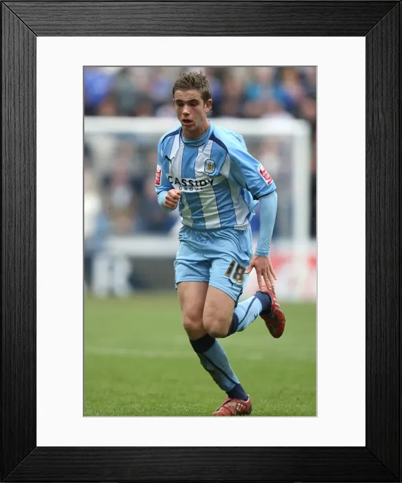 Framed Print : Jordan Henderson's Epic Performance: Coventry City vs. Chelsea (FA Cup Sixth Round, 2009) - Ricoh Arena