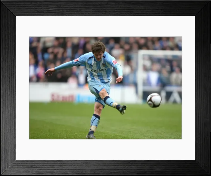 Framed Print : Coventry City's FA Cup Shock: Aron Gunnarsson's Epic Performance Against Chelsea (2009, 6th Round - Ricoh Arena) Framed Print : Coventry City's FA Cup Shock: Aron Gunnarsson's Epic Performance Against Chelsea (2009, 6th Round - Ricoh Arena)