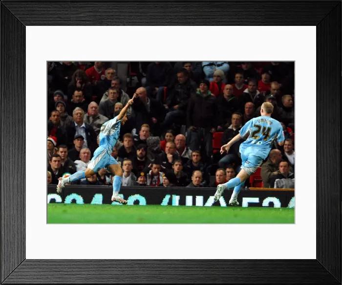 Framed Print : Coventry City's Michael Mifsud Scores Stunning Upset: Manchester United Stunned in Carling Cup Third Round (September 2007) Framed Print : Coventry City's Michael Mifsud Scores Stunning Upset: Manchester United Stunned in Carling Cup Third Round (September 2007)