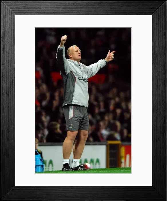 Framed Print : Coventry City's Bold Stand against Manchester United in Carling Cup: Iain Dowie at Old Trafford (September 2007) Framed Print : Coventry City's Bold Stand against Manchester United in Carling Cup: Iain Dowie at Old Trafford (September 2007)