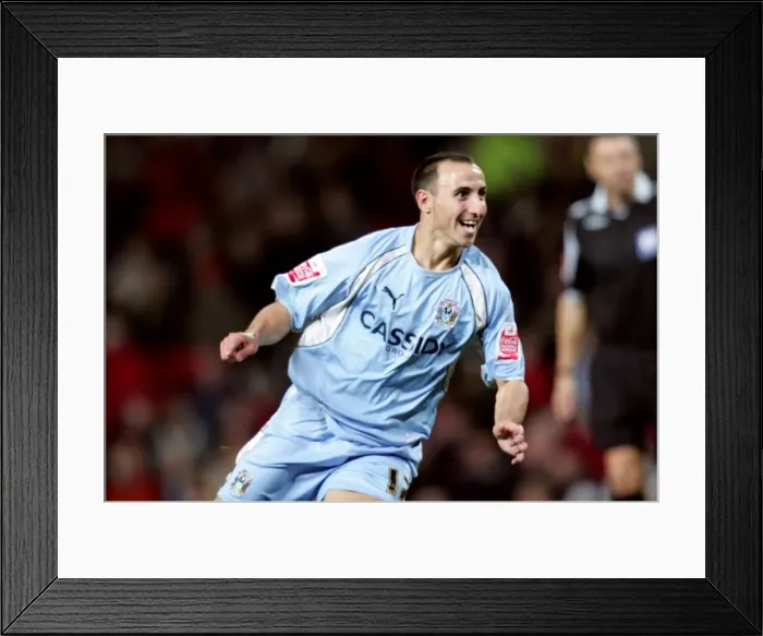 Framed Print : Michael Mifsud's Double Stunner: Coventry City's Shocking Upset Over Manchester United in Carling Cup (September 2007) Framed Print : Michael Mifsud's Double Stunner: Coventry City's Shocking Upset Over Manchester United in Carling Cup (September 2007)