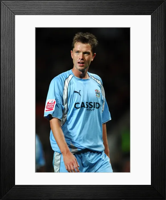 Framed Print : Stephen Hughes Shocking Performance at Old Trafford: Coventry City's Carling Cup Upset Bid vs. Manchester United (September 26, 2007) Framed Print : Stephen Hughes Shocking Performance at Old Trafford: Coventry City's Carling Cup Upset Bid vs. Manchester United (September 26, 2007)