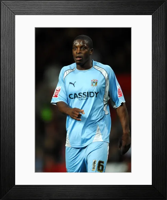 Framed Print : Isaac Osbourne at Old Trafford: Coventry City's Defender Faces Manchester United in Carling Cup Third Round (September 26, 2007) Framed Print : Isaac Osbourne at Old Trafford: Coventry City's Defender Faces Manchester United in Carling Cup Third Round (September 26, 2007)