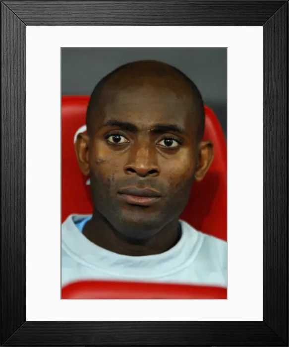 Framed Print : Dele Adebola and Coventry City Face Manchester United at Old Trafford in Carling Cup Third Round (September 26, 2007) Framed Print : Dele Adebola and Coventry City Face Manchester United at Old Trafford in Carling Cup Third Round (September 26, 2007)