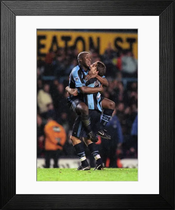 Framed Print : Celebrating Glory: Coventry City's Historic FA Premiership Win Against Manchester United (December 1997) Framed Print : Celebrating Glory: Coventry City's Historic FA Premiership Win Against Manchester United (December 1997)