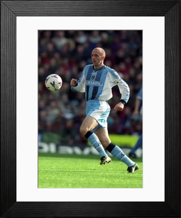 Framed Print : Gary McAllister Leads Coventry City at Villa Park in FA Carling Premiership Clash (1999) Framed Print : Gary McAllister Leads Coventry City at Villa Park in FA Carling Premiership Clash (1999)