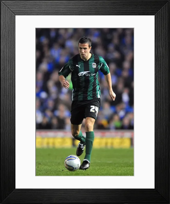 Framed Print : Richard Wood at AMEX Stadium: Coventry City vs Brighton and Hove Albion, Npower Championship (2011)