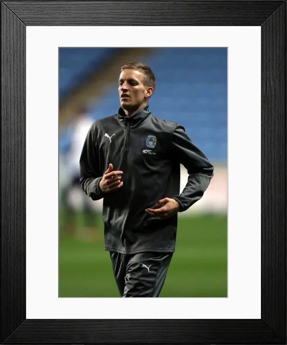 Framed Print : Carl Baker in Action for Coventry City vs Cardiff City, Npower Championship (22-11-2011) - Ricoh Arena Framed Print : Carl Baker in Action for Coventry City vs Cardiff City, Npower Championship (22-11-2011) - Ricoh Arena