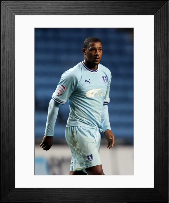 Framed Print : Clive Platt Scores the Winning Goal for Coventry City Against Cardiff in Npower Championship (November 22, 2011) Framed Print : Clive Platt Scores the Winning Goal for Coventry City Against Cardiff in Npower Championship (November 22, 2011)