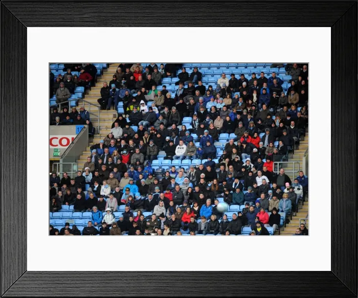 Framed Print : Tense Moment at the Ricoh Arena: Coventry City vs Hull City - Fans on Edge Framed Print : Tense Moment at the Ricoh Arena: Coventry City vs Hull City - Fans on Edge