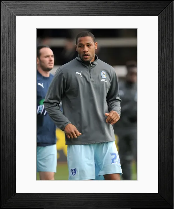 Framed Print : Clive Platt Scores the Winning Goal for Coventry City against Peterborough United in Npower Championship (December 17, 2011, London Road) Framed Print : Clive Platt Scores the Winning Goal for Coventry City against Peterborough United in Npower Championship (December 17, 2011, London Road)