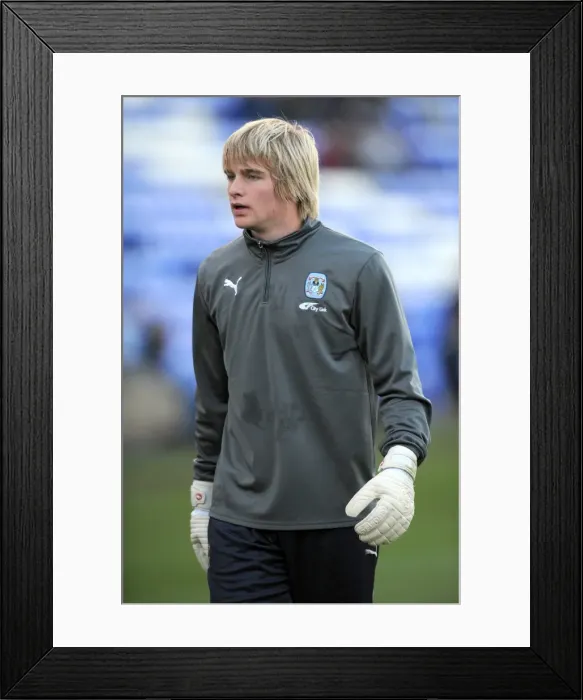 Framed Print : Coventry City FC vs Peterborough United: Lee Burge in Action at London Road (Npower Championship, 17-12-2011)