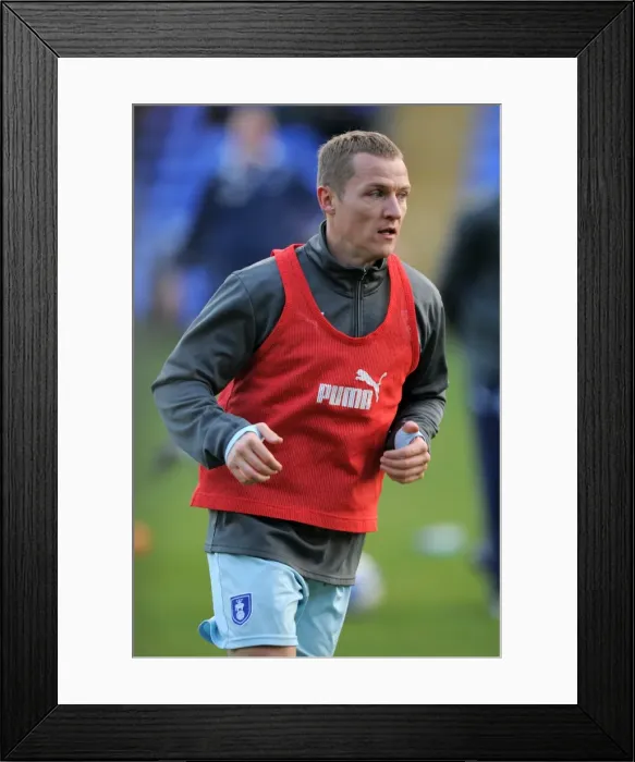 Framed Print : Gary McSheffrey Scores the Winning Goal for Coventry City against Peterborough United (December 17, 2011, London Road) Framed Print : Gary McSheffrey Scores the Winning Goal for Coventry City against Peterborough United (December 17, 2011, London Road)