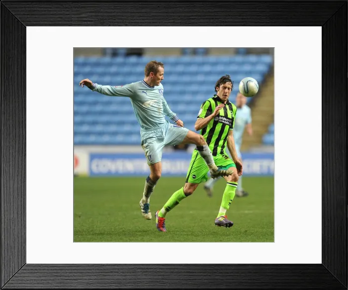 Framed Print : Gary McSheffrey Outpowers Will Buckley: Coventry City vs Brighton & Hove Albion (Npower Championship) Framed Print : Gary McSheffrey Outpowers Will Buckley: Coventry City vs Brighton & Hove Albion (Npower Championship)