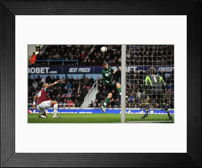 Framed Print : Lukas Jutkiewicz's Header for Coventry City vs. West Ham United (Npower Championship, 02-01-2012) Framed Print : Lukas Jutkiewicz's Header for Coventry City vs. West Ham United (Npower Championship, 02-01-2012)