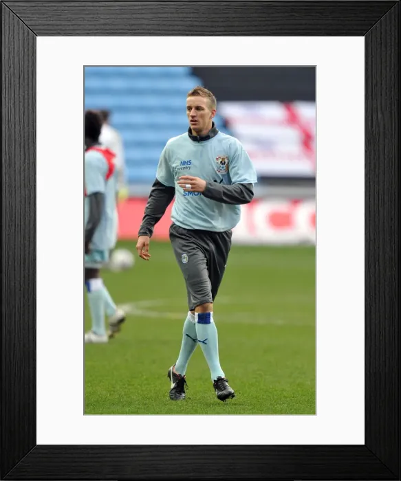 Framed Print : Carl Baker in Action: Coventry City vs Brighton & Hove Albion, Npower Championship (December 31, 2011) Framed Print : Carl Baker in Action: Coventry City vs Brighton & Hove Albion, Npower Championship (December 31, 2011)