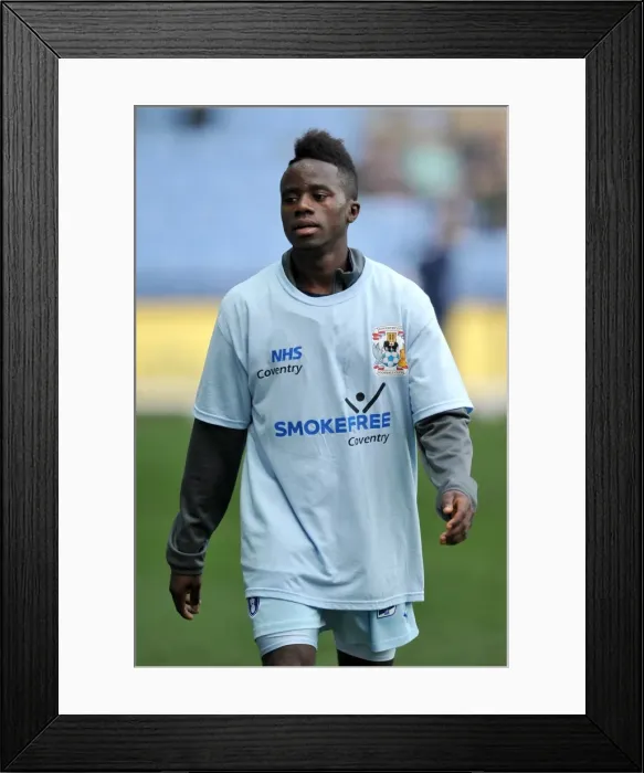 Framed Print : Gael Bigirimana in Action for Coventry City vs Brighton & Hove Albion, Npower Championship (2011)