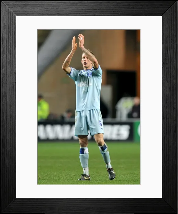 Framed Print : Carl Baker in Action for Coventry City Against Brighton & Hove Albion at Ricoh Arena (December 31, 2011) Framed Print : Carl Baker in Action for Coventry City Against Brighton & Hove Albion at Ricoh Arena (December 31, 2011)