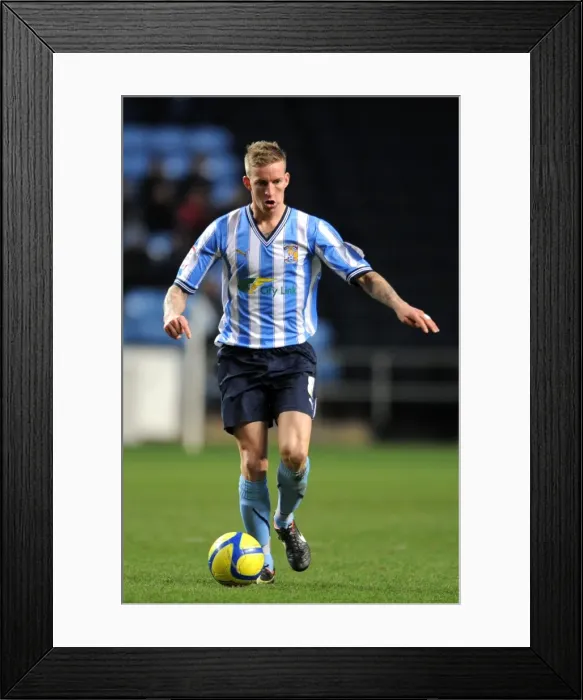 Framed Print : Carl Baker in Action: Coventry City vs. Southampton, FA Cup Third Round (07-01-2012, Ricoh Arena) Framed Print : Carl Baker in Action: Coventry City vs. Southampton, FA Cup Third Round (07-01-2012, Ricoh Arena)