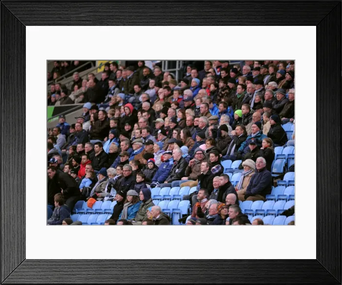 Framed Print : Tense FA Cup Third Round: Coventry City vs Southampton at Ricoh Arena - Fans on Edge Framed Print : Tense FA Cup Third Round: Coventry City vs Southampton at Ricoh Arena - Fans on Edge