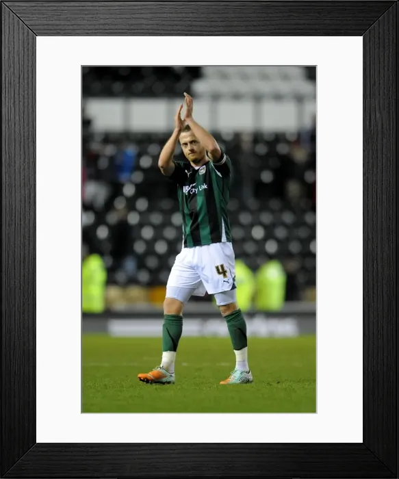 Framed Print : Sammy Clingan's Heartfelt Applause: A Bittersweet End to Coventry City's Derby County Championship Clash (14-01-2012) Framed Print : Sammy Clingan's Heartfelt Applause: A Bittersweet End to Coventry City's Derby County Championship Clash (14-01-2012)