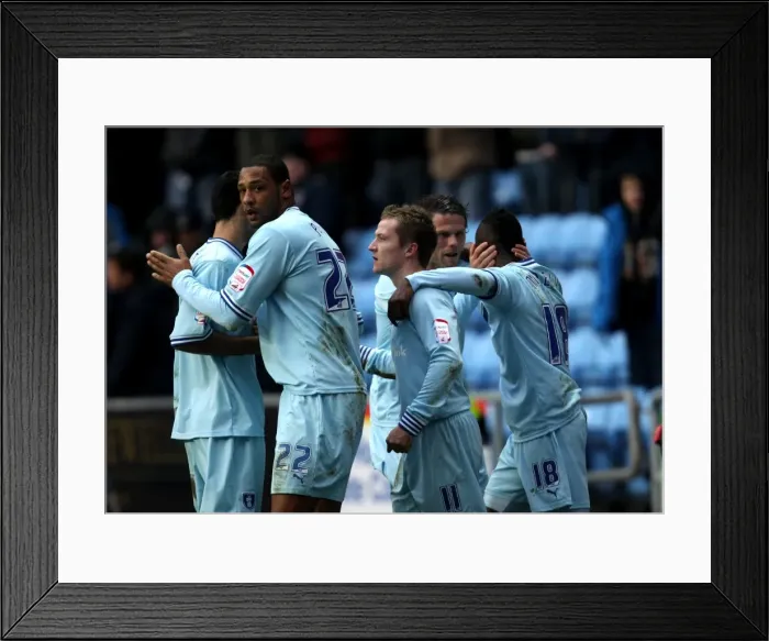 Framed Print : Gary McSheffrey's Euphoric Moment: First Goal Against Middlesbrough for Coventry City (21-01-2012, Ricoh Arena) Framed Print : Gary McSheffrey's Euphoric Moment: First Goal Against Middlesbrough for Coventry City (21-01-2012, Ricoh Arena)