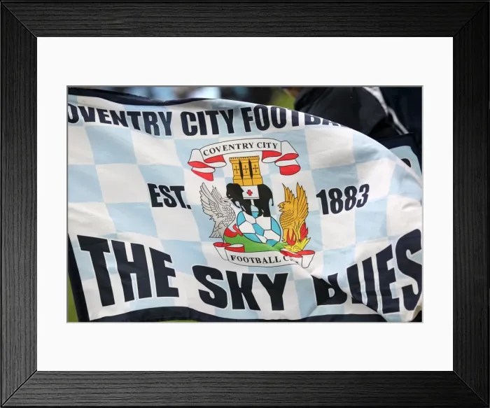 Framed Print : Wave of Support: Coventry City vs Middlesbrough Championship Showdown (21-01-2012) Framed Print : Wave of Support: Coventry City vs Middlesbrough Championship Showdown (21-01-2012)