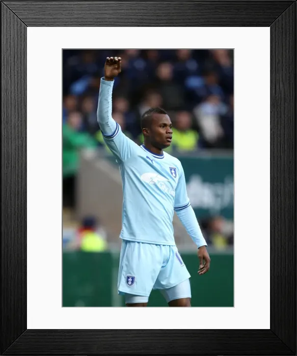 Framed Print : Alex Nimely Scores the Winning Goal: Coventry City vs Middlesbrough (Npower Championship, 21-01-2012)